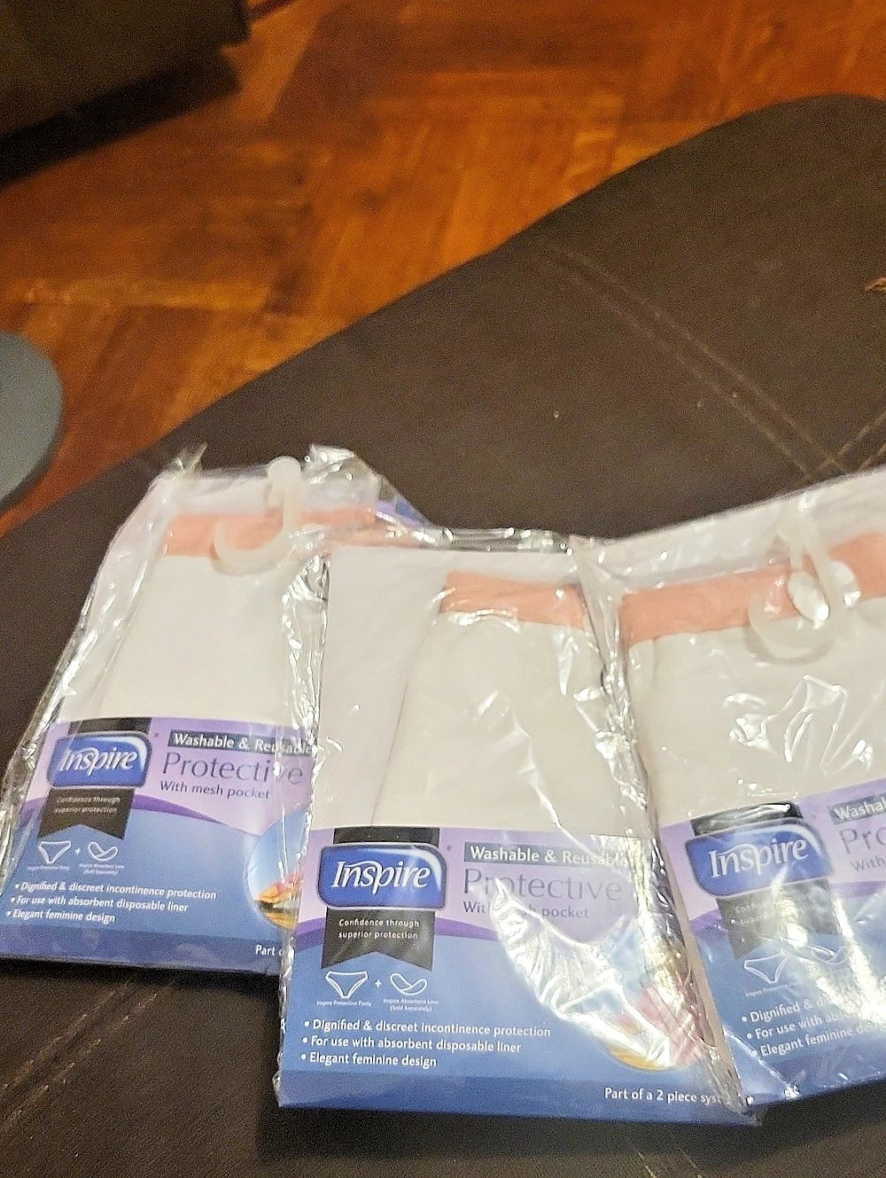 Inspire Protective Panty Washable Reusable Medium NWT 4 Pack